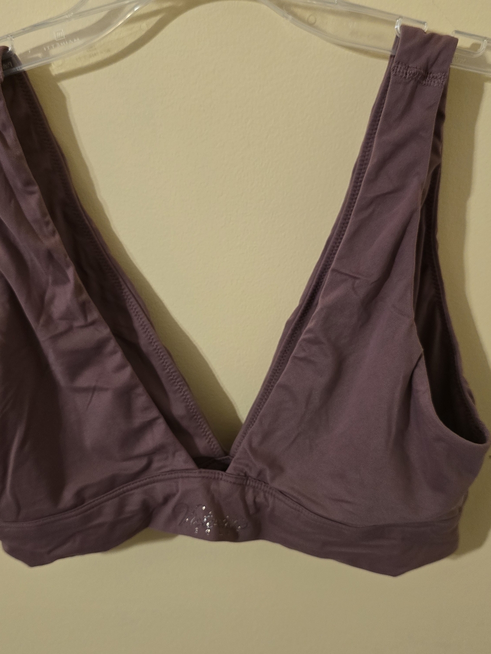 PINK Victoria's Secret Mauve Deep V Bralette